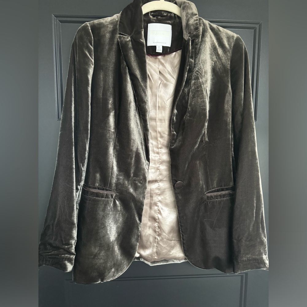 Anthropologie size 0 dark grey believer blazer